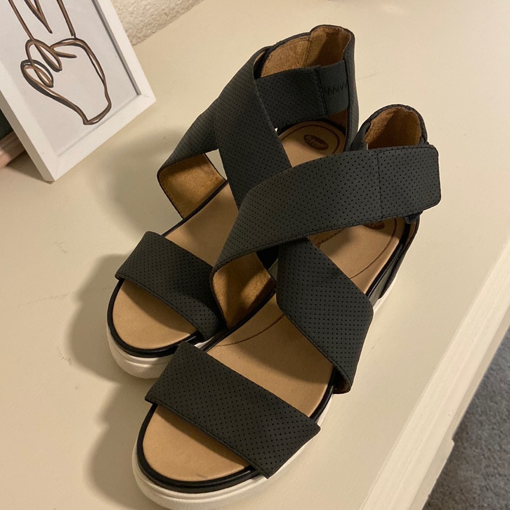 Dr Scholls wedge sandals